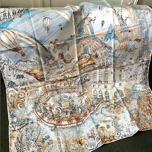 100% silk twill scarf